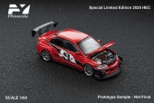 ����  Finclassically 1/64 ��ɩ ��󥵡� Mitsubishi Evolution IX Widebody Red+Stickers 2025 HEC ����