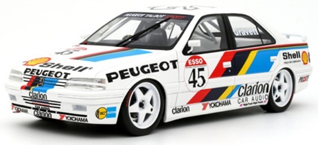 予約 OTM1141 OTTO 1/18 プジョー 405 MI16 BTCC 1992 #45 世界