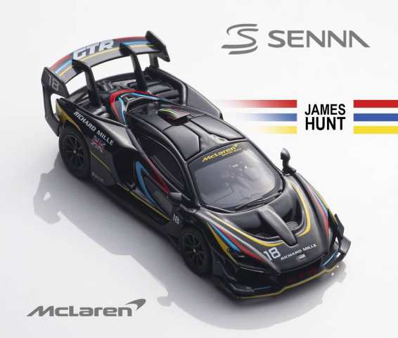 新品 CM-Model 1/64 マクラーレン McLaren Senna GTR Black #18