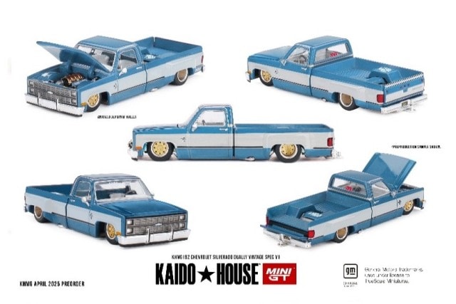 【最終値下げ】メキシコシルバー　ドーム型ボーンカフ　ヴィンテージ 予約 KHMG192 TSM MINI-GT 1/64 シボレー シルバラード