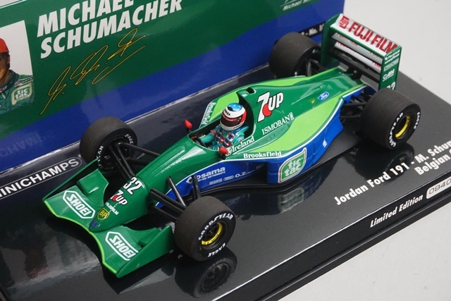 1/43 ミニチャンプス 510914301 ジョーダン フォード 191 ベルギーGP