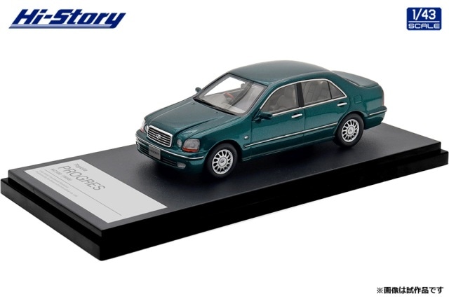 402-664 Hi-Story 1/43 トヨタ プログレ NC300 ハイストーリー 1/43 トヨタ プログレ NC300 1998 グリーンマイカ