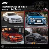 新品 MH1201PW モーターヘリックス 1/12 Nissan スカイライン GT-R R34