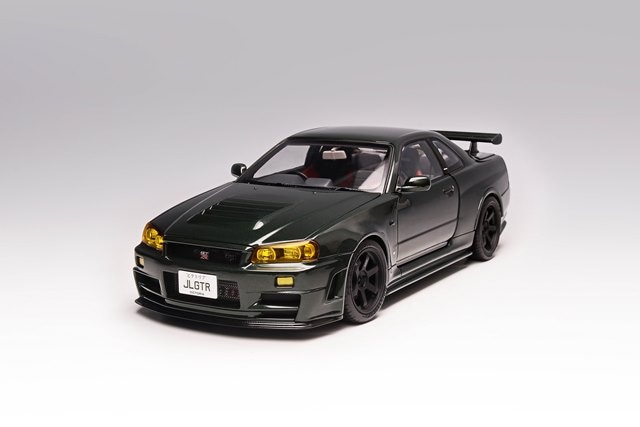 1/18 スカイライン GT-R R34 (点灯ギミック付き) ミニカー Amazon | オートアート (AUTOart) 1/18 ニッサン スカイライン