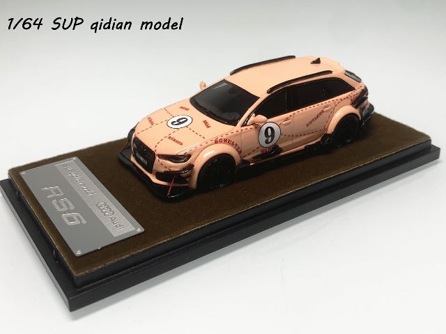 新品 SUP qidian Model 1/64 アウディ Audi RS6 C7 Avant Crock