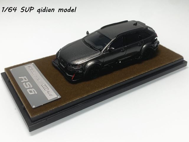 新品 SUP qidian Model 1/64 アウディ Audi RS6 C7 Avant Crock