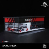 ͽ MO914508 MoreArt 1/64  ־ Ÿۡ륷 PARKING EXHIBITION HALL SCENE Advan