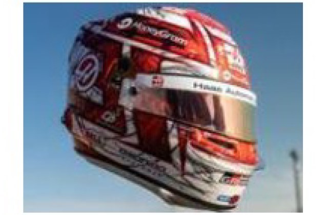 新品 5HF203 スパーク 1/5 ヘルメット MoneyGram Haas F1 Team 日本