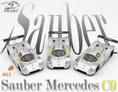 ͽ  YS Model 1/64 륻ǥ ٥ С Benz Sauber Mercedes C9 #61