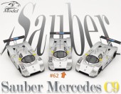 ͽ  YS Model 1/64 륻ǥ ٥ С Benz Sauber Mercedes C9 #62