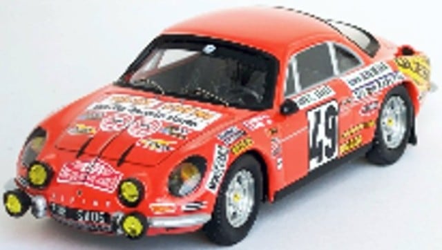 予約 RRfr95 トロフュー 1/43 アルピーヌ ルノー A110 1973年