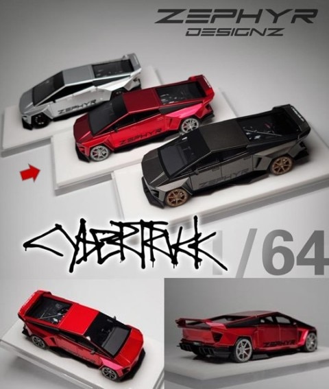 NOREV Mustang & Jet Ski セット 未開封未使用 予約 ZEPHYR 1/64 サイバートラック 改造 Cybertruck Creative