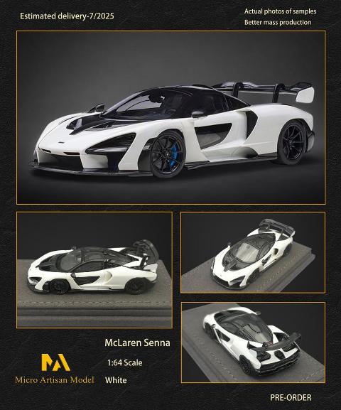 予約 Micro Artisan Model 1/64 マクラーレン セナ McLaren
