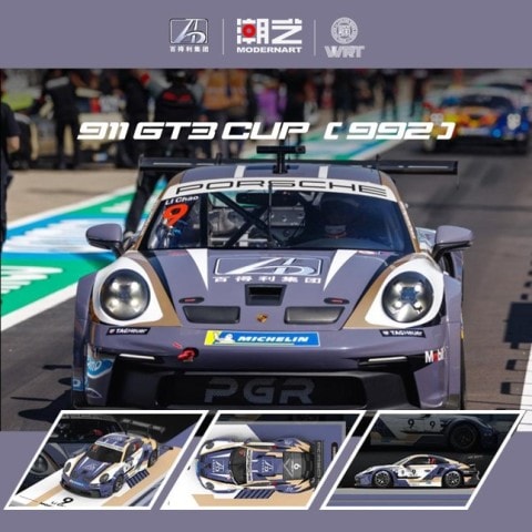 新品 MD647309 MD & BAIDELI & WRT 1/64 ポルシェ Porsche 911 GT3 CUP