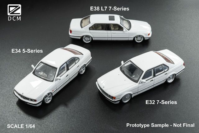 BMW740i　1/24 E38型 ダイキャストミニカー(ホワイト) BMW740i 1/24 E38型 ダイキャストミニカー(ホワイト) BMW740i 1
