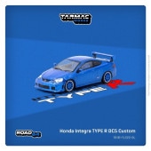 ���� T64R-TL022-BL Tarmac Works 1/64 �ۥ�� Honda Integra TYPE R DC5 Custom Blue Metallic 