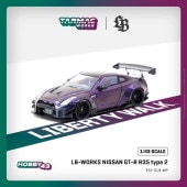 ���� T43-019-MP Tarmac Works 1/43 ���� LB-WORKS NISSAN GT-R R35 type 2 Midnight purple 