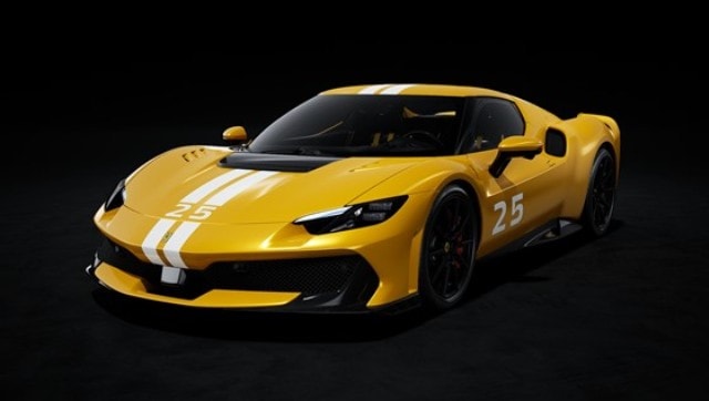 ͽ�� FE048C MR 1/18 �ե��顼�� Ferrari 296 Speciale Giallo Tristrato with Livery