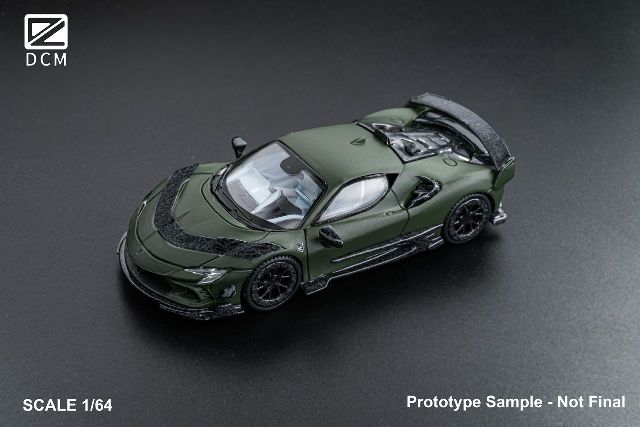 予約 DCM 1/64 マンソリー Mansory SF90 F9XX Military green