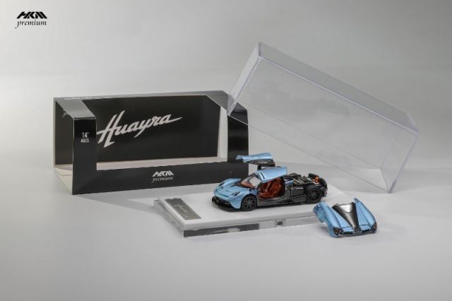新品 HKM Premium 1/64 ウアイラ Huayra Coupe 2014 Ice Blue, Boost