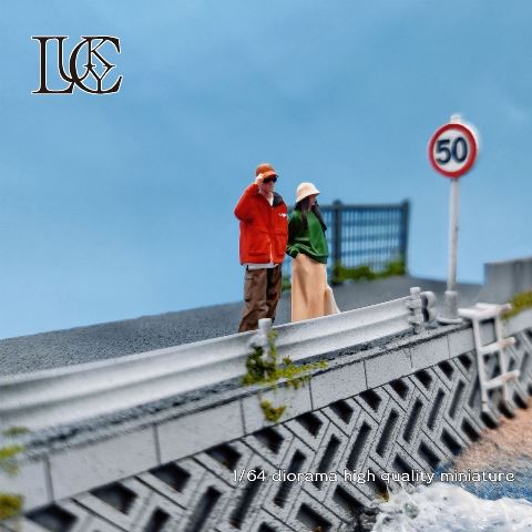 新品 LK2025061112 Lucky Studio 1/64 Couple Watching The Sea Duo 海