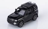 ���� 0001-01 AR Box [ Almost Real Model ] 1/64  ���ɥ����С� Land Rover DEFENDER 90 (Santorini Black) 