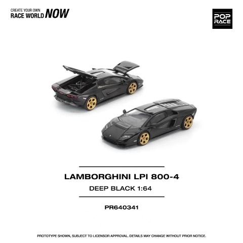 予約 PR640341 POP RACE 1/64 ランボルギーニ カウンタック