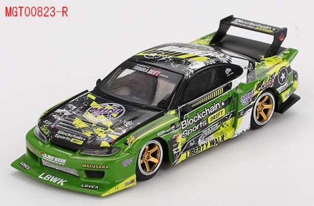 MINIGT 日産 シルビアS15 LBWK限定ブリスター 2種セット 1/64スケール MINI GT「日産 LB-Super Silhouette S15 シルビア