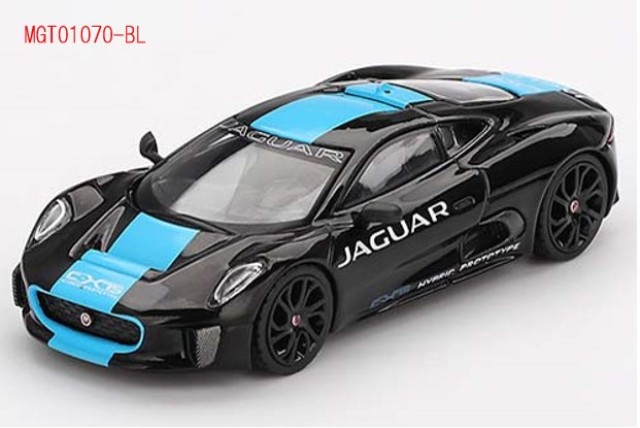 新品 MGT01070-BL TSM MINI-GT 1/64 ジャガー C-X75 ブラック (左