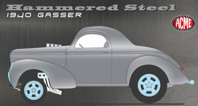 予約 A1800937 ACME 1/18 Gasser 1940 Hammered Steel , Boost Gear