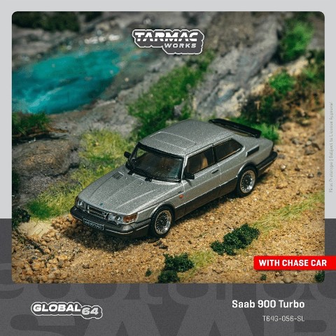 予約 T64G-056-SL Tarmac Works 1/64 Saab 900 Turbo Silver , Boost