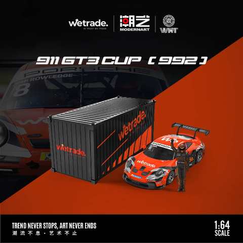 予約 MD647310-C ModernArt x WRT 1/64 911 GT3 Cup (992) Masters