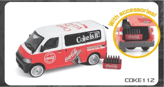 ミニカー　小〜大　61点　まとめ売り　　バラ売りは不可です。 予約 COKE112 タイニーCity トヨタ Toyota タウンエースバン 