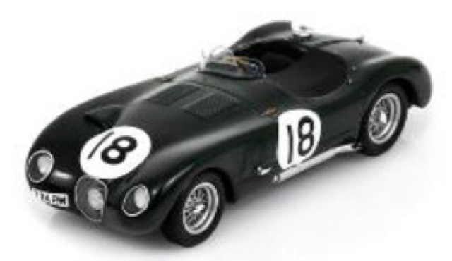 新品 43LM1953 スパーク 1/43 ジャガー Jaguar XK 120 C #18 優勝 ル