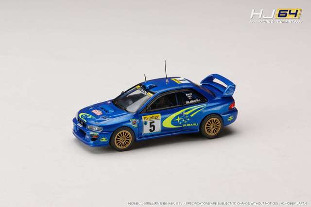 新品 HJR645041A ホビージャパン 1/64 スバル IMPREZA WRC 1999 #5