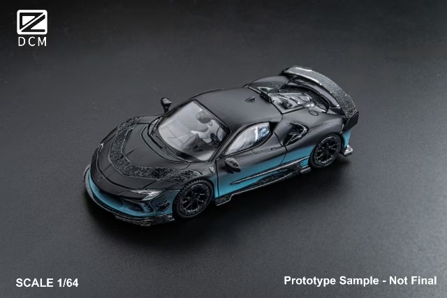 予約 DCM 1/64 マンソリー Mansory SF90 F9XX Black Blue