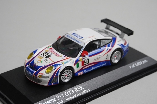 1/64 ミニチャンプス 640076793 ポルシェ 911 GT3 RSR ルマン
