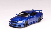 ͽ�� M63416 �⡼�����إ�å��� 1/64  NISMO R34 GT-R Z-tune Bayside Blue