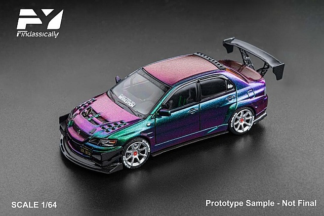 新品 FY64102 Finclassically 1/64 三菱 Lancer Evolution 9 改