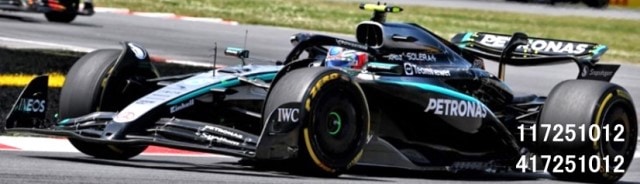 予約 117251012 ミニチャンプス 1/18 メルセデス AMG ペトロナス F1