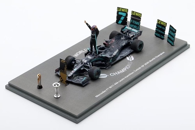 新品 SP614 スパーク 1/43 メルセデス Mercedes F1 W11 トルコ
