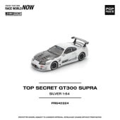 ͽ PR640324 POP RACE 1/64 ȥ西 ץ TOP SECRET GT300 SUPRA SILVER