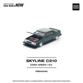ͽ PR640345 POP RACE 1/64  饤 SKYLINE C210 DARK GREEN