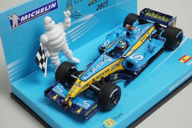 ミニチャンプス F1 1/43 ルノー R25 アロンソ ミシュラン別注 1/43 ミニチャンプス ミシュラン特注 ルノー F1チーム R25 2005