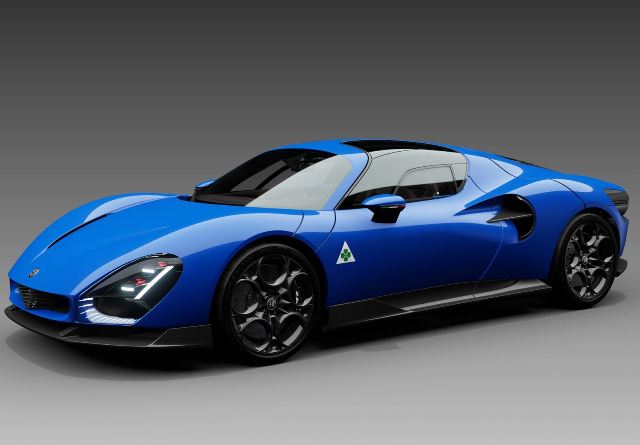 予約 BBRC317F BBR 1/43 アルファ ロメオ Alfa Romeo 33 Stradale Blu