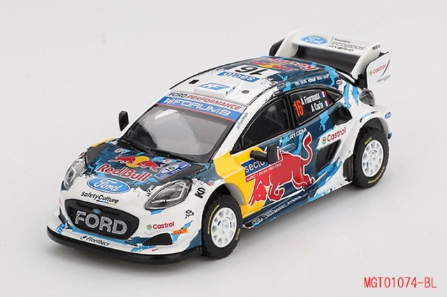新品 MGT01074-BL TSM MINI-GT 1/64 フォード Puma Rally1 ラリー