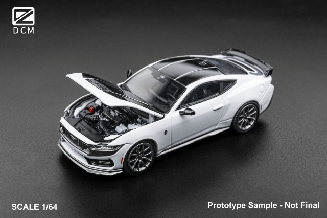 Jada Toys フォード・マスタング・ダークホース(ホワイト) 2024 FORD MUSTANG DARK HORSE WHITE 1/24 DIECAST MODEL CAR BY