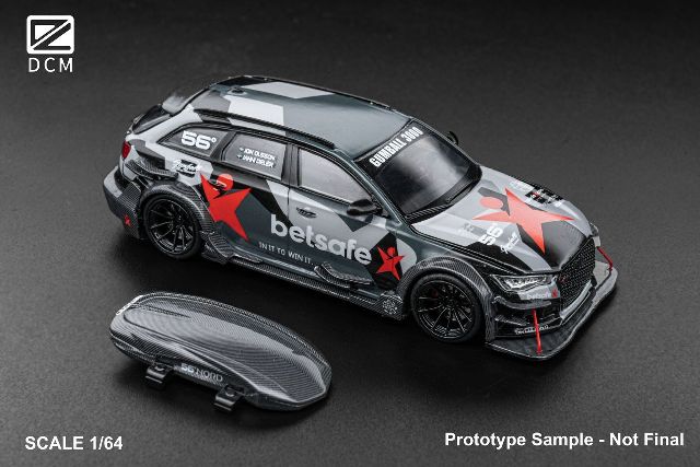 新品 DCM 1/64 アウディ Audi RS6 C7 DTM 迷彩 #56, Boost Gear