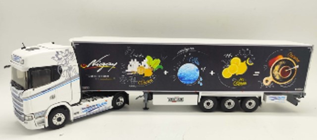 予約 118497 ELIGOR 1/43 スカニア 500S シェロー セミ冷蔵トレーラー