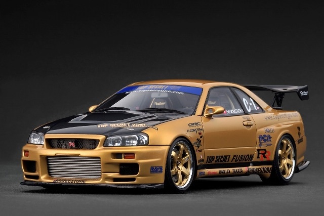 イグニッションモデル 1/18 トップシークレット 34GT-R (BNR34
